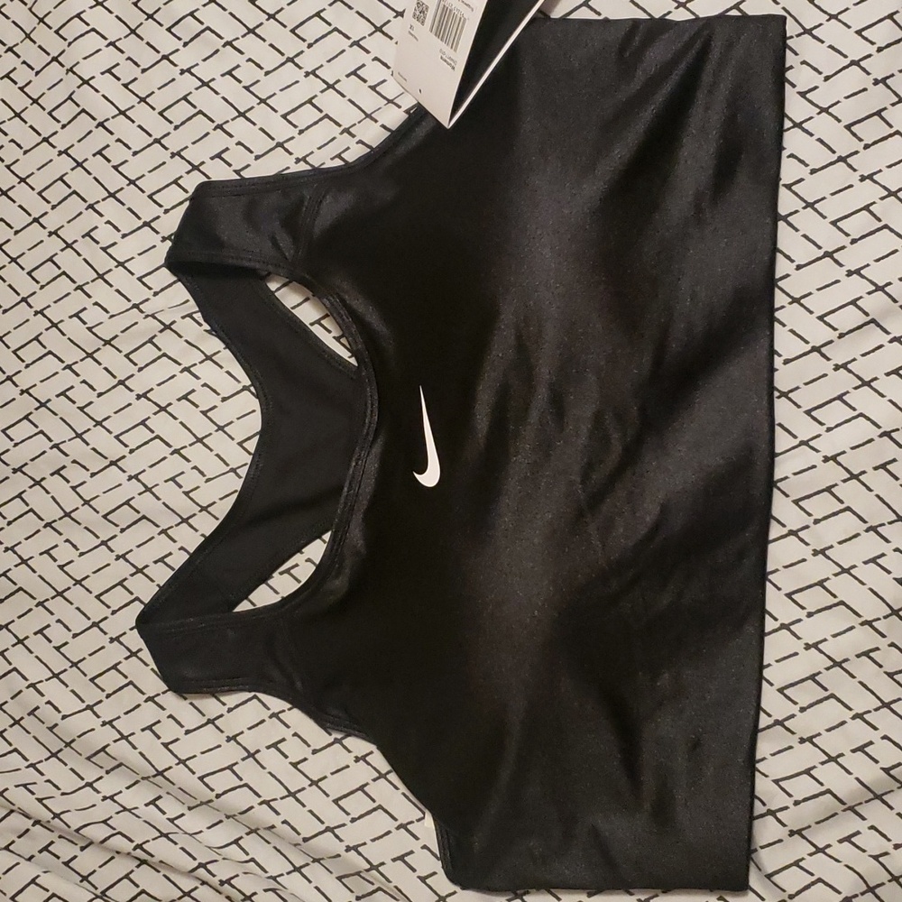 Nike black sports bra size 1x